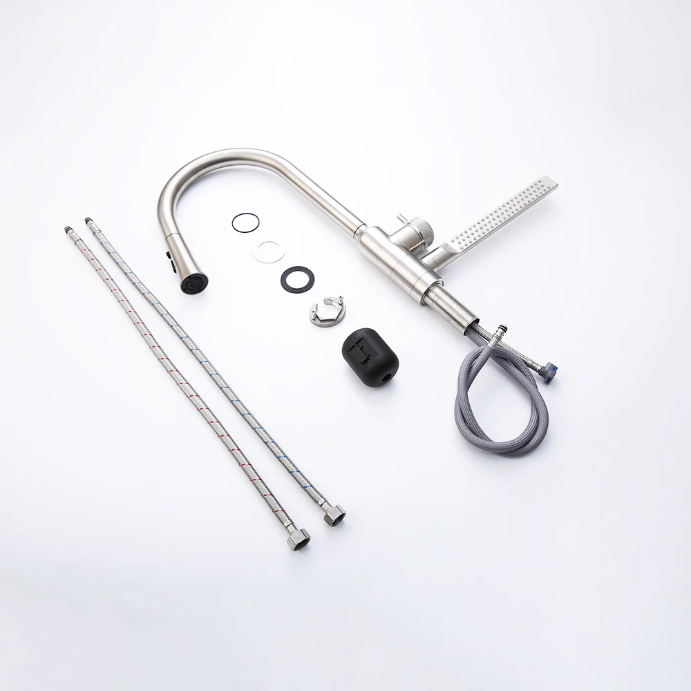 Gratis Verzending Multifunctionele Neerslag Rvs Trek Waterval Aanrecht Kraan