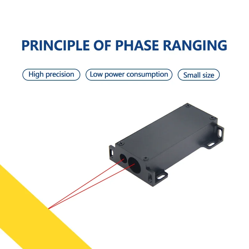 Laser Object Detection Sensor for Continuous Measurement 60m Infrared Distance Sensor Waterproof