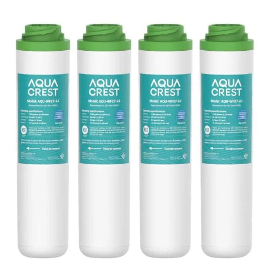 

Сменный фильтр для воды под мойку FQK2J для GE FQK2J FQK1K, сертифицированный NSF/ANSI 42 372, 1350 галлонов, двойной поток, для питьевой воды