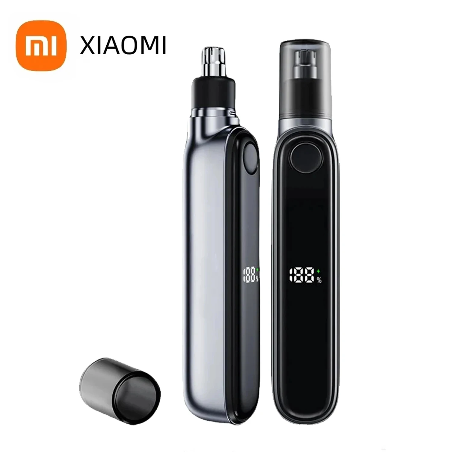 2024 XIAOMI Electric Nose Hair Trimmer 13000rpm Intelligent LED Digital Display With Double-edged Blade Trimmer For Nose MJYB01