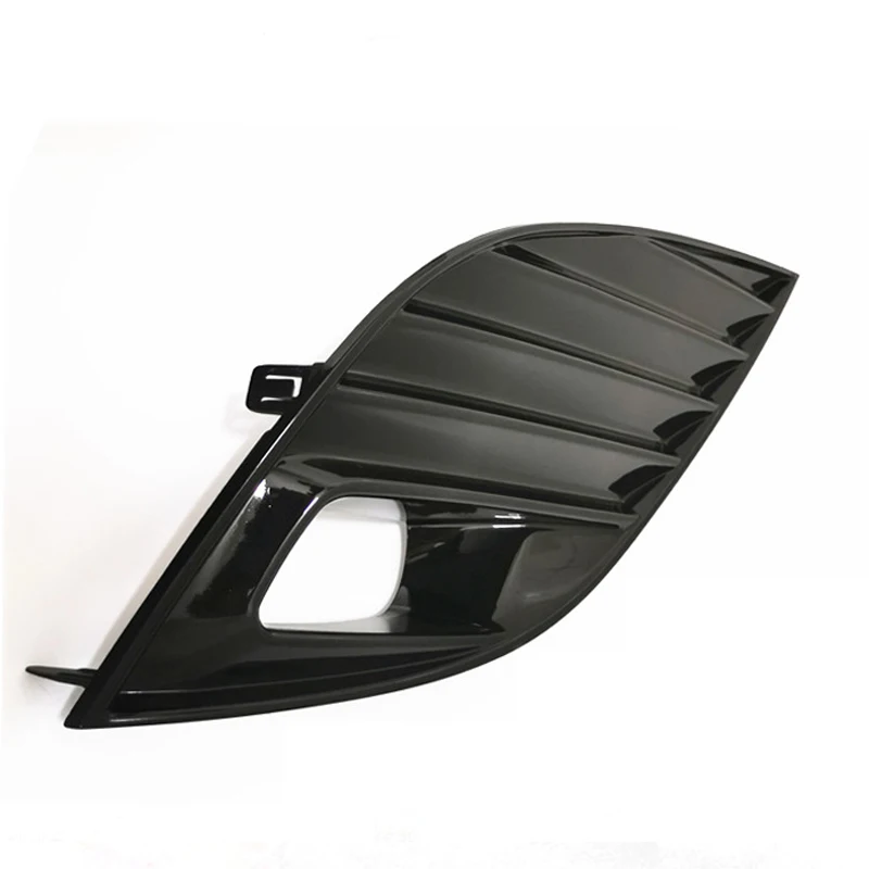 المصد الأمامي للسيارة اليسار اليمين الأسود مصبغة الإطار الضباب غطاء المصباح الضباب غطاء خفيف لتويوتا كامري SE XSE Hybid 2018 2019 2020 #4