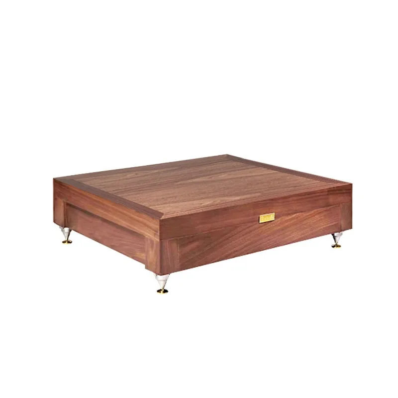 For Solid Wood HiFi Equipment Rack Single Layer Audio Amplifier Stand Audio Gear Support Cabinet