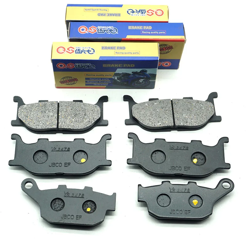 Motorcycle Front Rear Brake Pads for YAMAHA FZ6R XJ6 ABS (20S, 36B) 2009-2014 Diversion F (1DG) 2010-2014 (36C) XJ 6