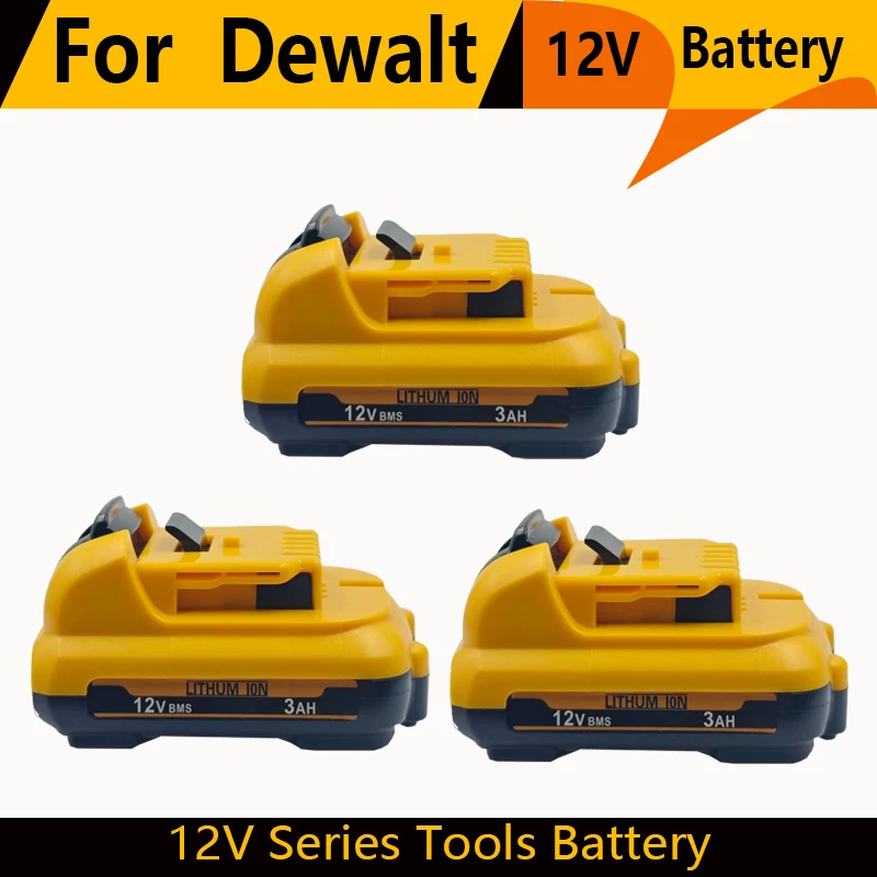 

Аккумуляторная батарея для DeWalt DCB120 - DCB127 - 6000 мАч 12В, литий-ионная, сменная [O]