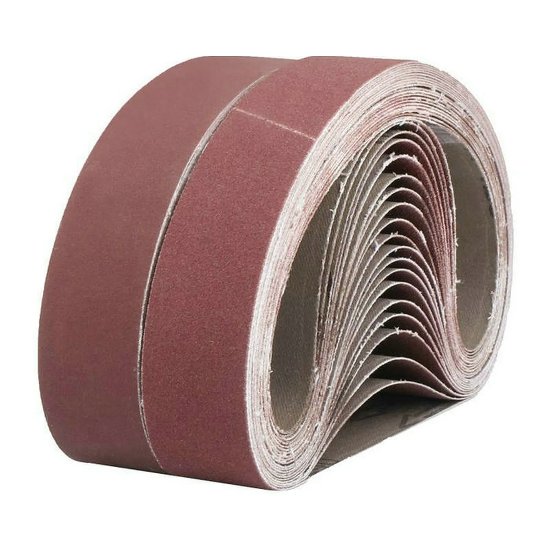 10PCS  40X630mm abrasive belt for 200mm diameter and 40mm width flexible polishing wheel grit 80-600#