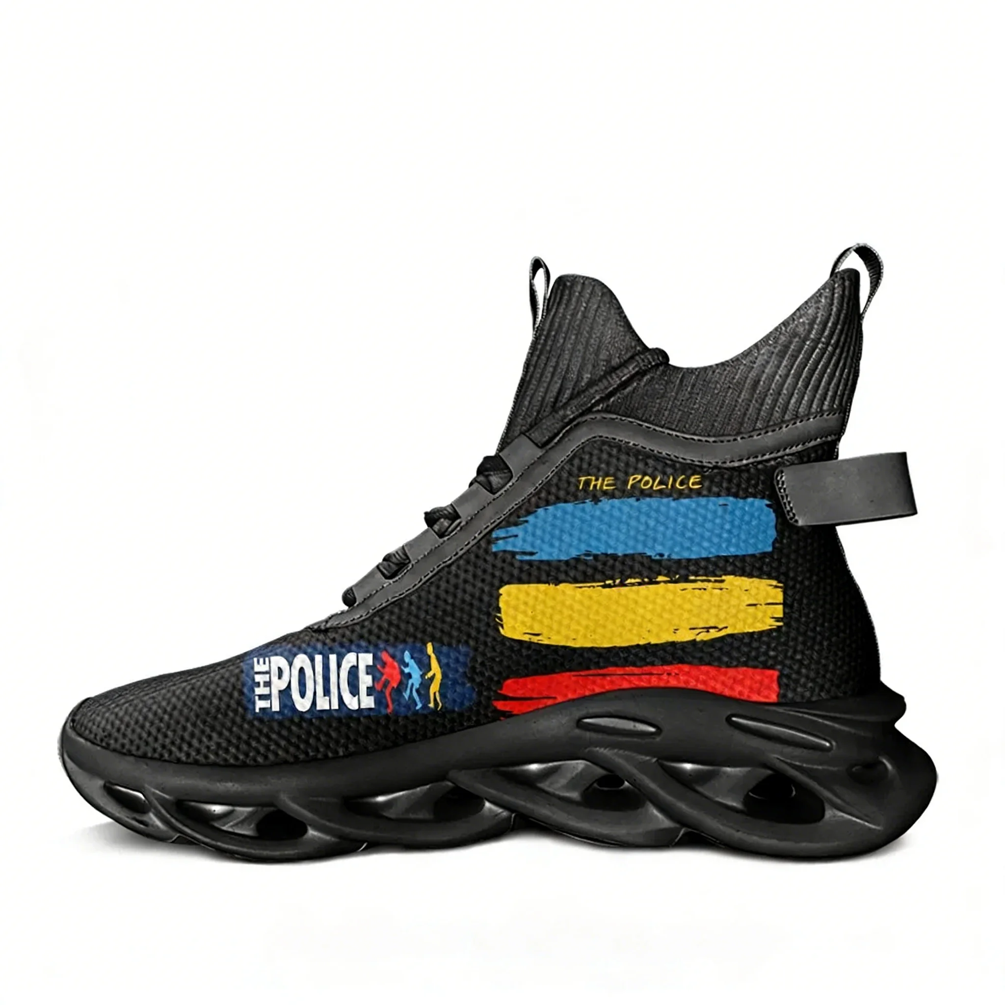 

The Police Rock Band New Wave Reggae Rock High Top Flats Sneakers Men Women Sports Hiking Travel Shoes Running Shoes Custom Shoe