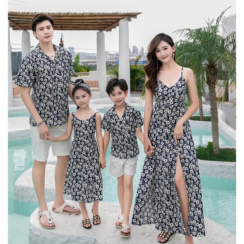 Family Matching Outfit Floral  - Resort Shirt Floral recension och pris