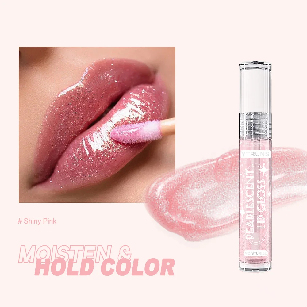 Luxurious Transparent Lip Glaze - Moisturizing, Non-Sticky, Long-Lasting Shine - Perfect Valentine\'s Day and Mother\'s Day Gift