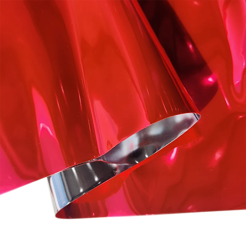 

Holographic Metallic Laser Mirror Faux Leather Gold Fabric Sheet for Bags Cover Stage Cosplay Costume DIY Accessorie 46*135CM