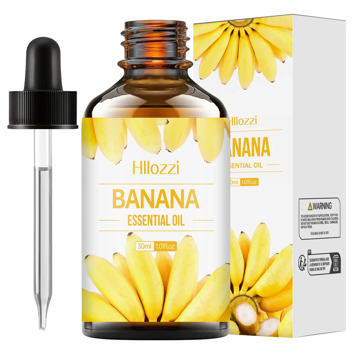 30ml Banana Essential Oil Brightens Skin, Moisturizes, Repairs Hair, Aromatherapy Humidifier Soap, Multifunctional Essential Oil