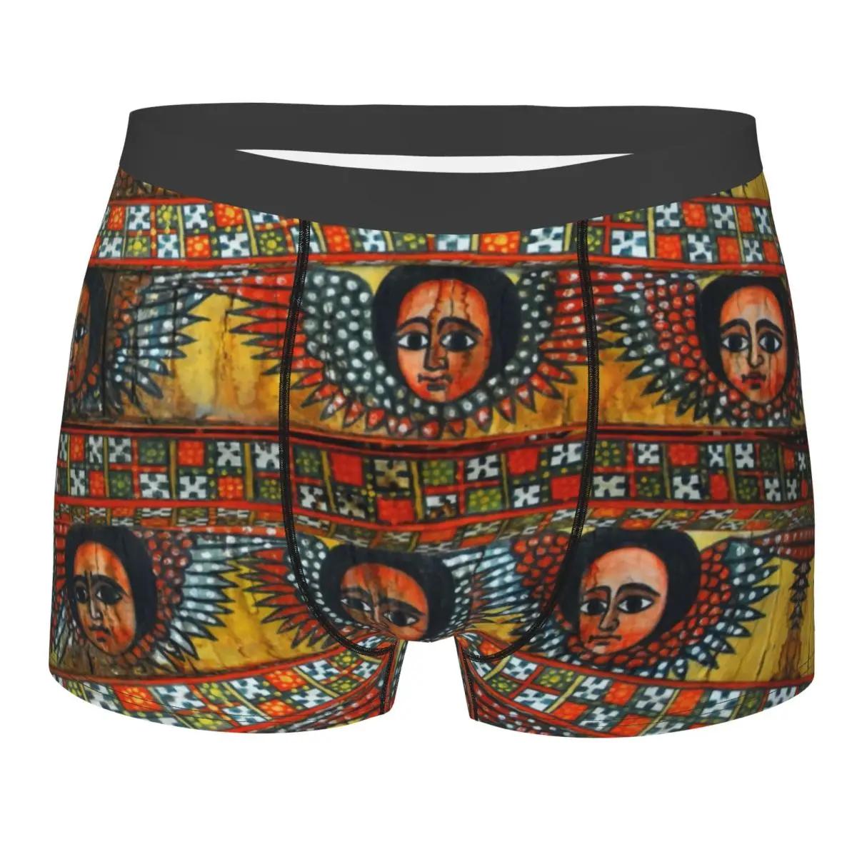 

Custom Ethiopian Habesha Art Boxer Shorts For Men 3D Print Underwear Panties Briefs Soft Underpants