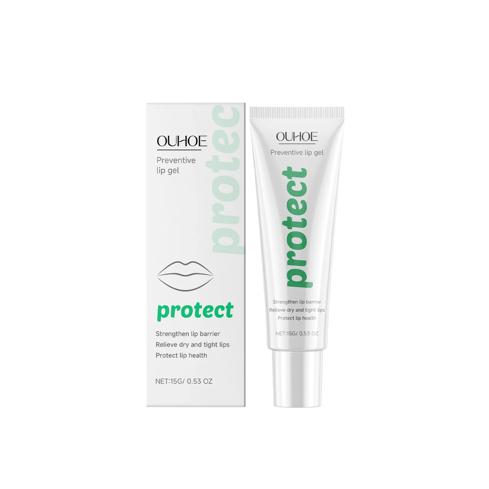 

Preventive Lip Gel - Barrier Repair Treatment for Dry, Chapped Lips with Long-Lasting Hydration (15g/0.53oz)"