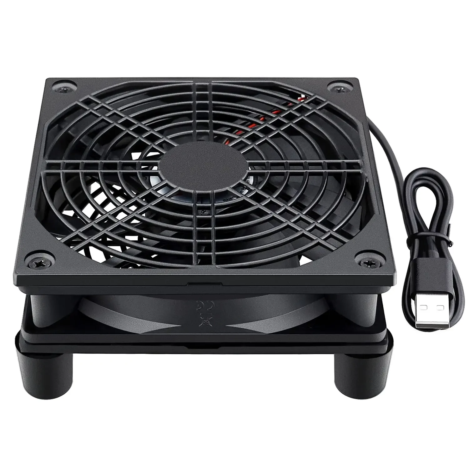 مروحة تبريد لجهاز استقبال DVR Xbox TV Box Router 120 مم × 25 مم 5 فولت USB Power