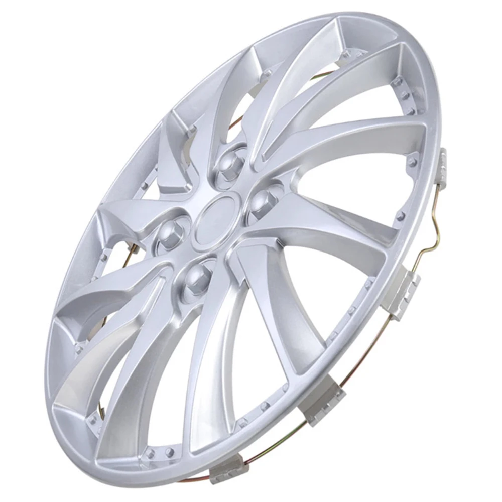 R14 R15 سيارة عجلة يغطي Hubcap 4 قطعة/المجموعة الحديد حافة غطاء عجلة غطاء محور إطارات السيارة اكسسوارات تجديد استبدال مركز Hubcaps #6