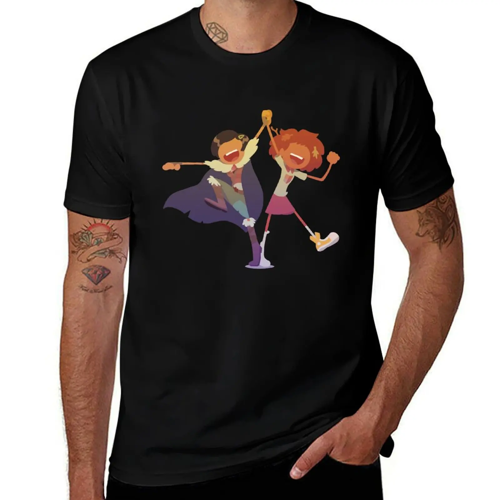 

Anne and Marcy Amphibia T-Shirt cotton t shirts man 100% g man t shirts for men essential t shirt T-Shirt