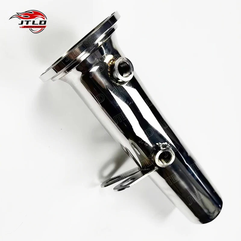 Polished Stainless Steel Exhaust Downpipes For BMW I8 - High Performance Surface Finish Upgrade