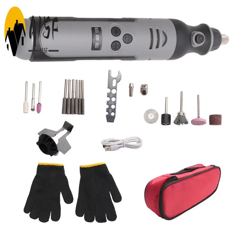 A15F-Cordless Chainsaw Sharpener, Electric Handheld Chainsaw Sharpening Kit, High Speed Chainsaw Sharpening Tool