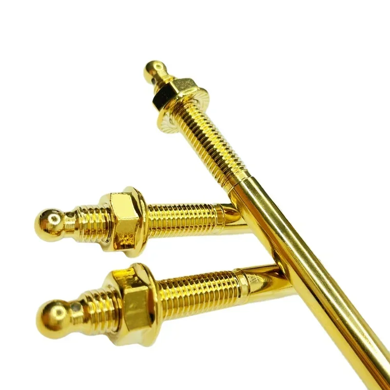 For Electric Tricycle Front Wheel Axle Pole, Caravan Wheel Hub Center Axle, Through Axle Screw, Motorcycle Front Fork Shaft