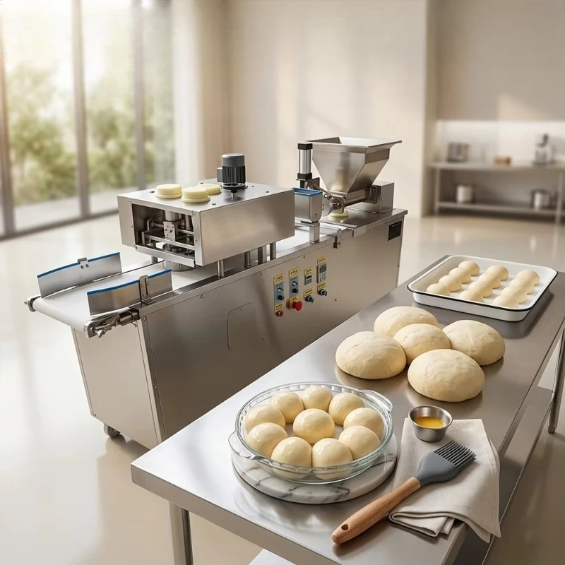 Customized Automatic Dough Divider and Rounder Machine Commercial Dough Ball Maker for Pizza Bread Bakery Processing