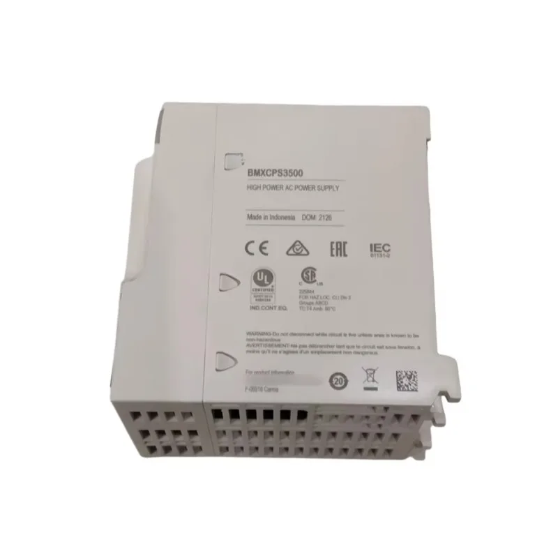 

Модуль питания BMXCPS3500 PLC, 24В DC, 350Вт, промышленный блок питания для стоек, для автоматизации Modicon M340 X80. Цена договорная.