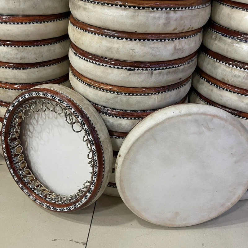Wooden Xinjiang Tambourines Tr - Tambourine Hand Drum recension och pris