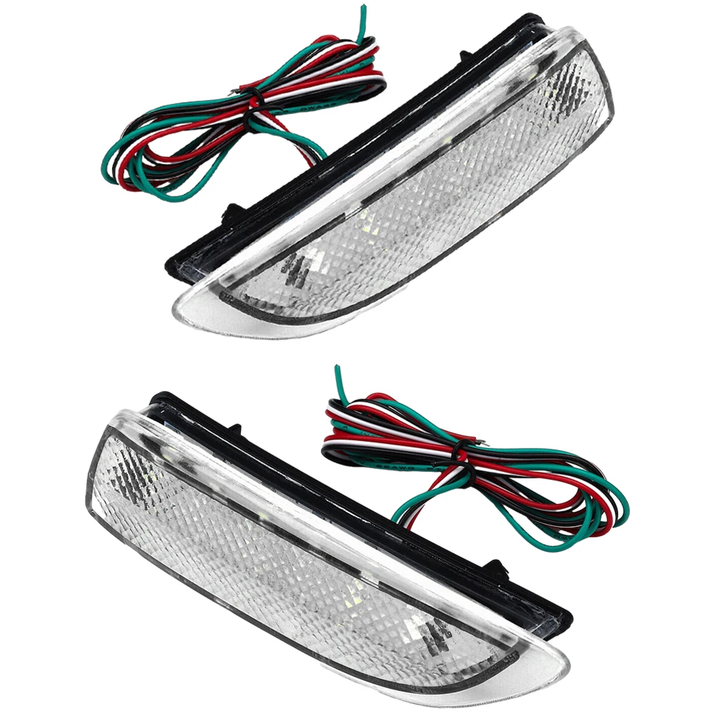 12V Car Rear Bumper LED Fog Light 6.38*2.2*2.76inch Fit for Peugeot 206/CC/SW/GTi 6351K5 LED Rear Bumper Fog Light