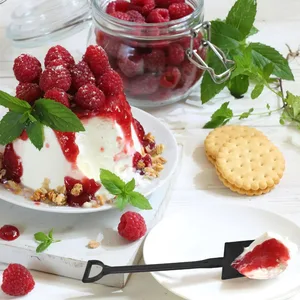 Thìa nhựa cho món tráng miệng, thìa nhỏ, 100 cái, cho món tráng miệng, bánh pudding, sữa chua, đá 8 Bán hàng chính thìa nhựa nhỏ - №4