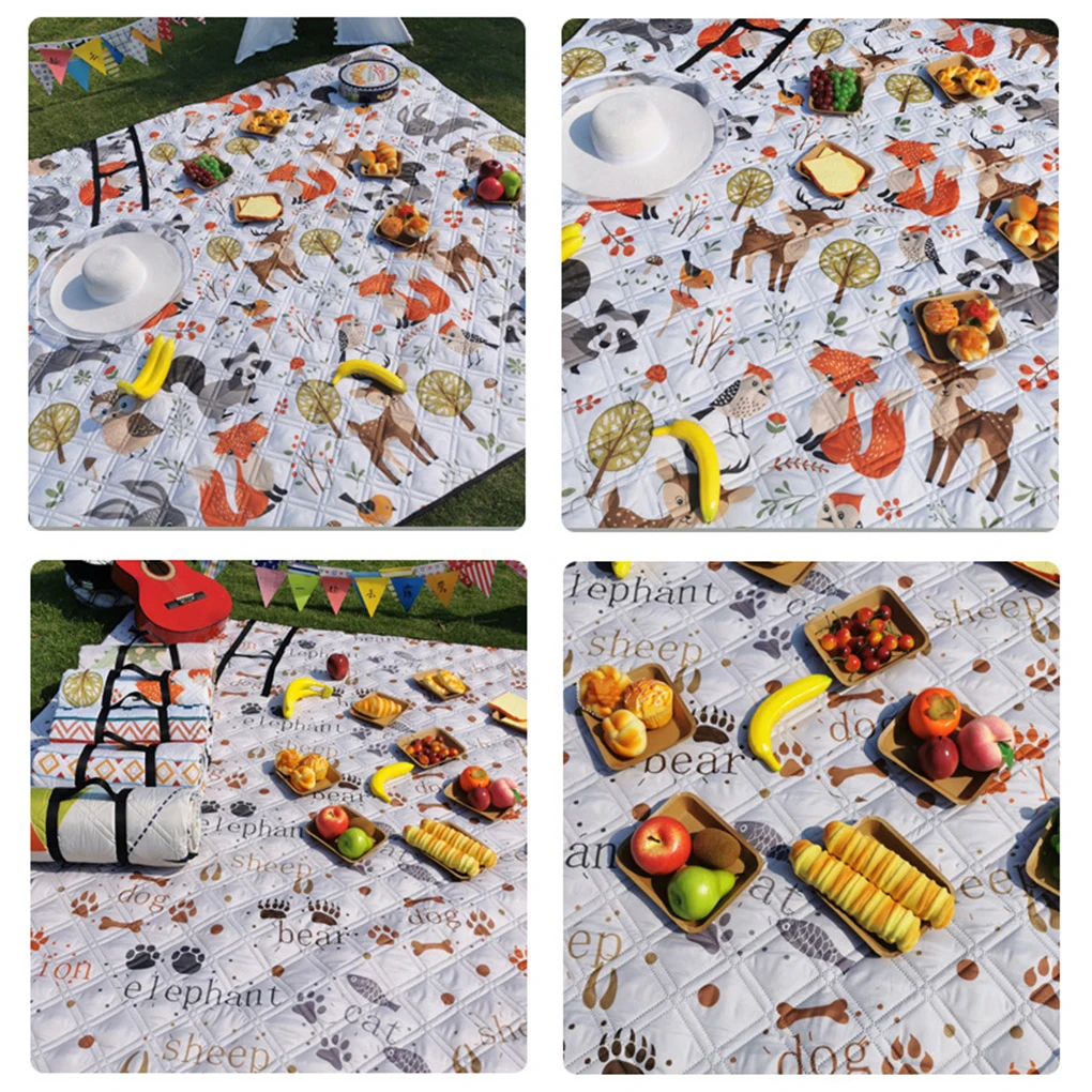 Comfortable Cushion Mat Machine Washable Picnic Cloth Camping Mat Easy To Store And Carry Tent Mat