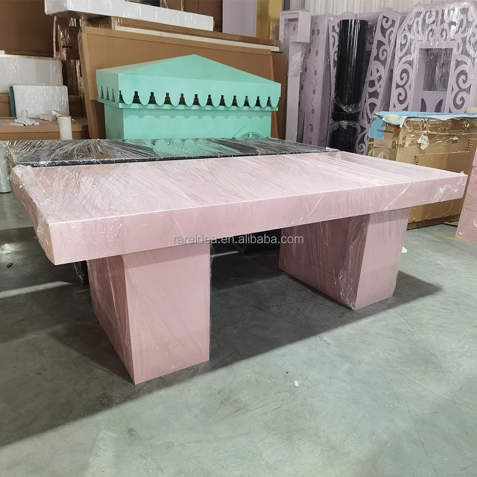 

Wedding Event Party Colorful Kids Dining Table High Quality Acrylic Material Children Table