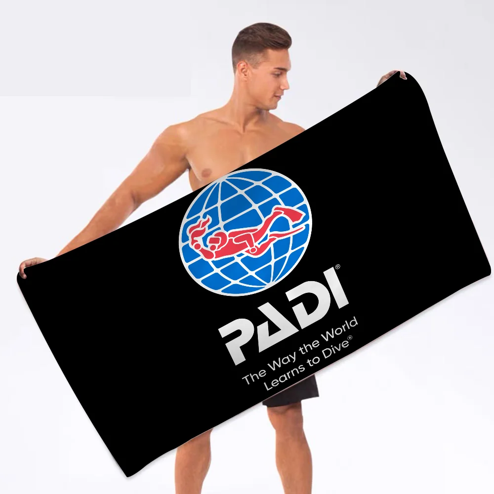 PADI Towel Microfiber Beach Towel Absorbent Quick dry Soft Yoga Swimming Resort Mountain Climbing Towel