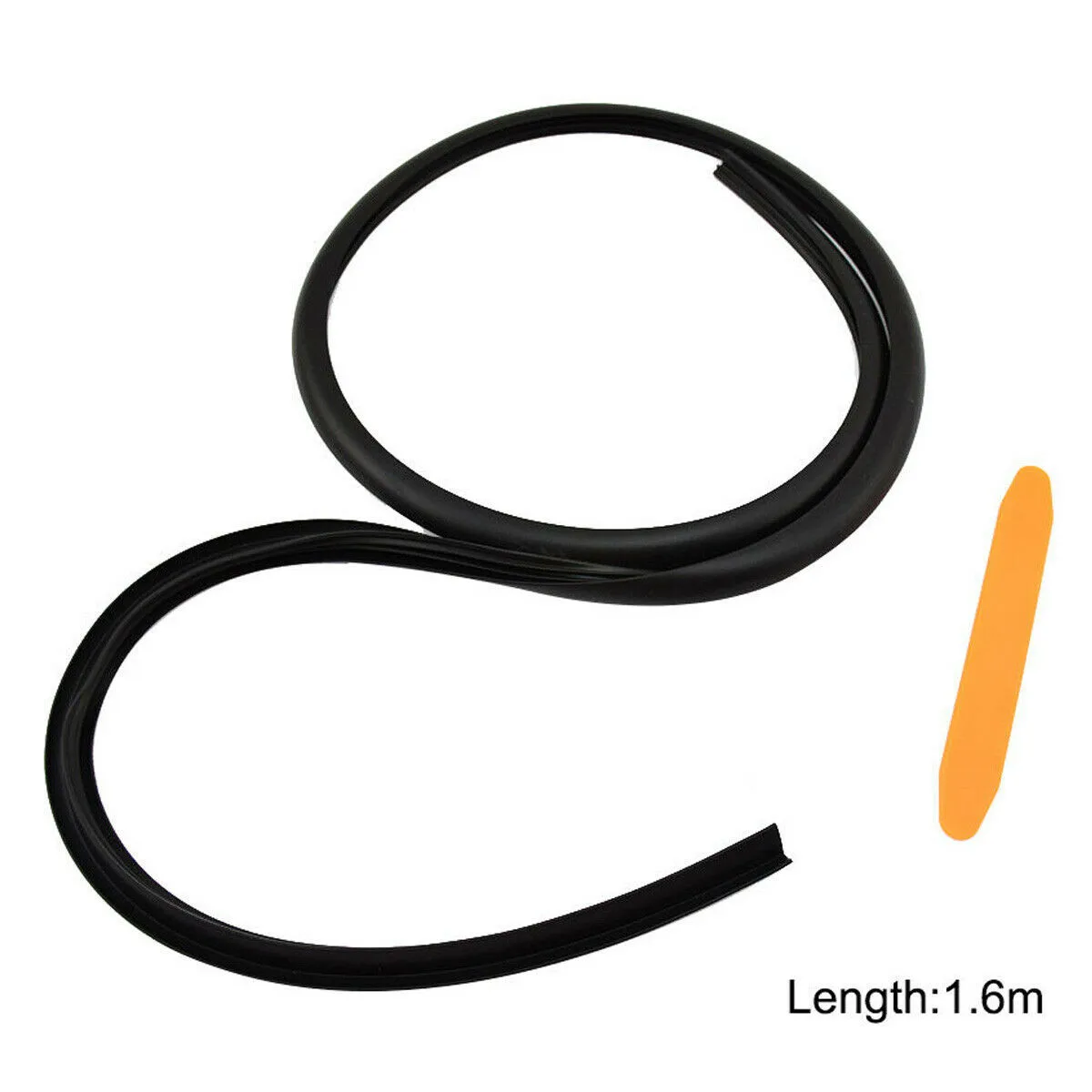 1.6M Sealing Strips 20mm Black Dustproof Soundproof T-Shape Weatherstrip Windproof Front Parts.Accessories Rubber