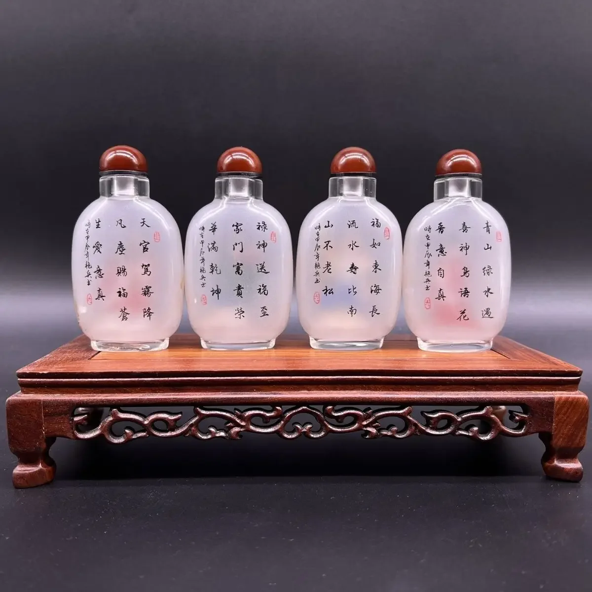 Inner snuff bottle collection antique handmade gifts featured ornaments