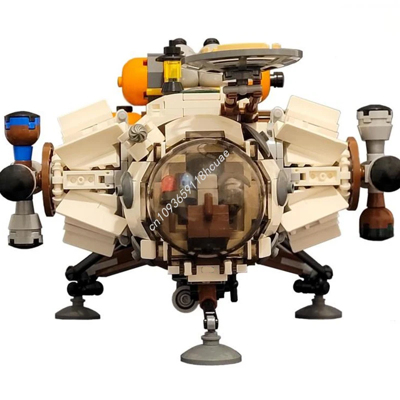 

932pcs MOC Outer Wilds Exploration Ship Building Blocks Christmas Master Series Collector Edition Model Architecture DIY Gift