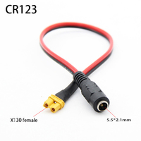 1PCS XT60 Plug Male/Female Cable Wire to DC 5.5*2.1mm Connector Battery Charging Adapter Cable For RC Battery Charger