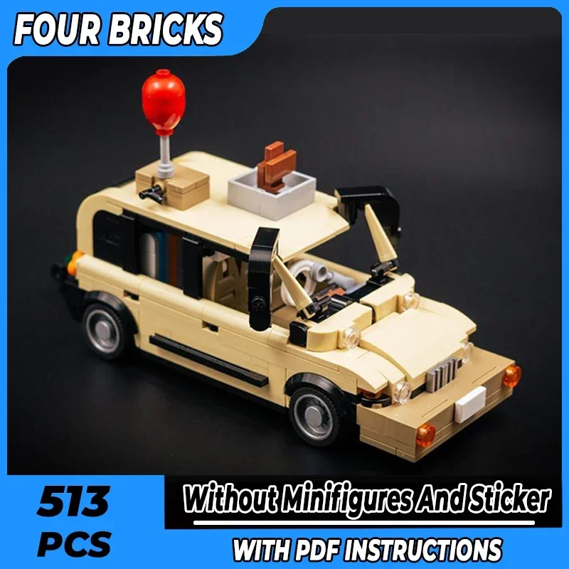 Moc Building Bricks City Car Model Rover Vintage Cars Technology Modular Block Holiday Gifts Toys For Children DIY Sets Assembly