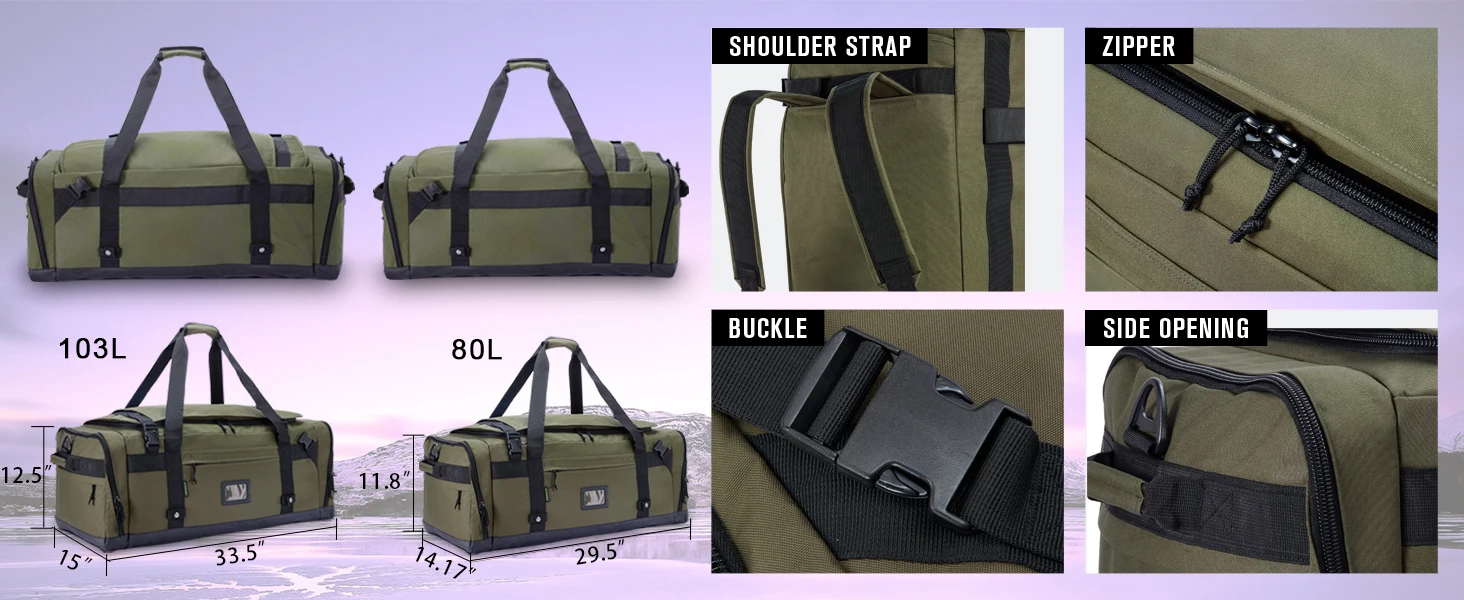 duffel backpack