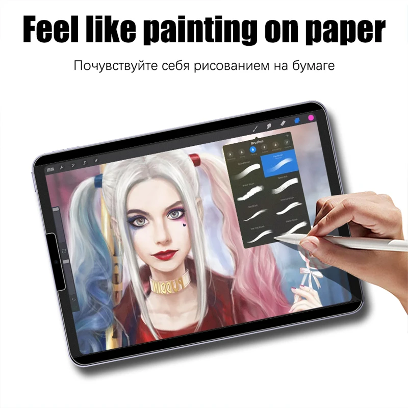 Paper Magnetic Like Screen Protector For Samsung Galaxy Tab S6 Lite A9 Plus S10 S8 S9 Plus Ultra S7 Fe S10 S9 Fe A8 Film