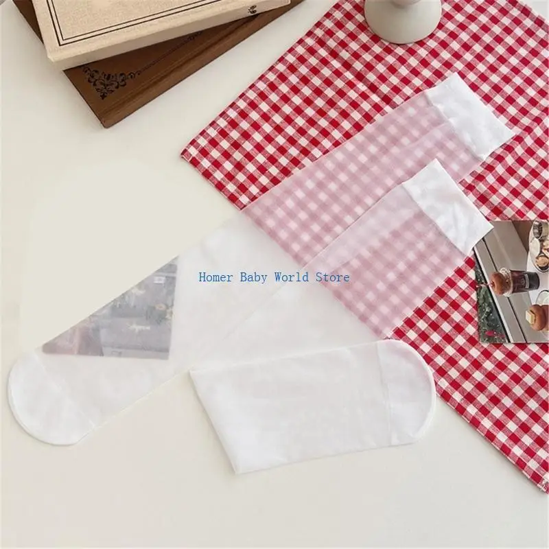 B2QD جوارب شبكية فوق الركبة، جوارب طويلة للفتيات الصغيرات، جوارب طويلة للعروض المسرحية