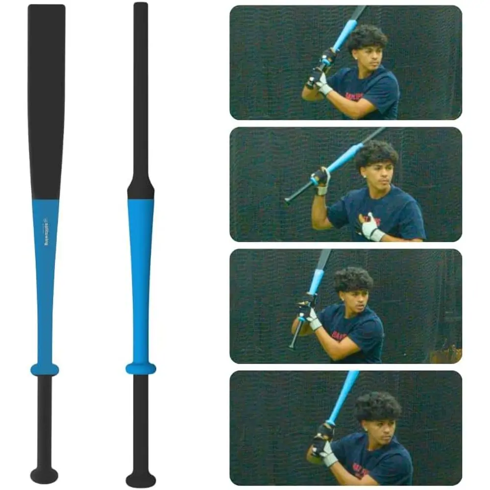 

4-in-1 Swing Trainer for Baseball & Softball - Enhances Hard Contact and Swing Mechanics