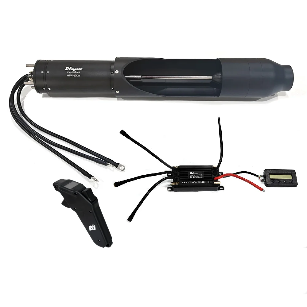 

Maytech Water Jet Motor 13KW 60V Waterproof Kit Jet Thruster Electric Boat Jetsurf Jetboard Jetboat 18HP Engine with Impeller