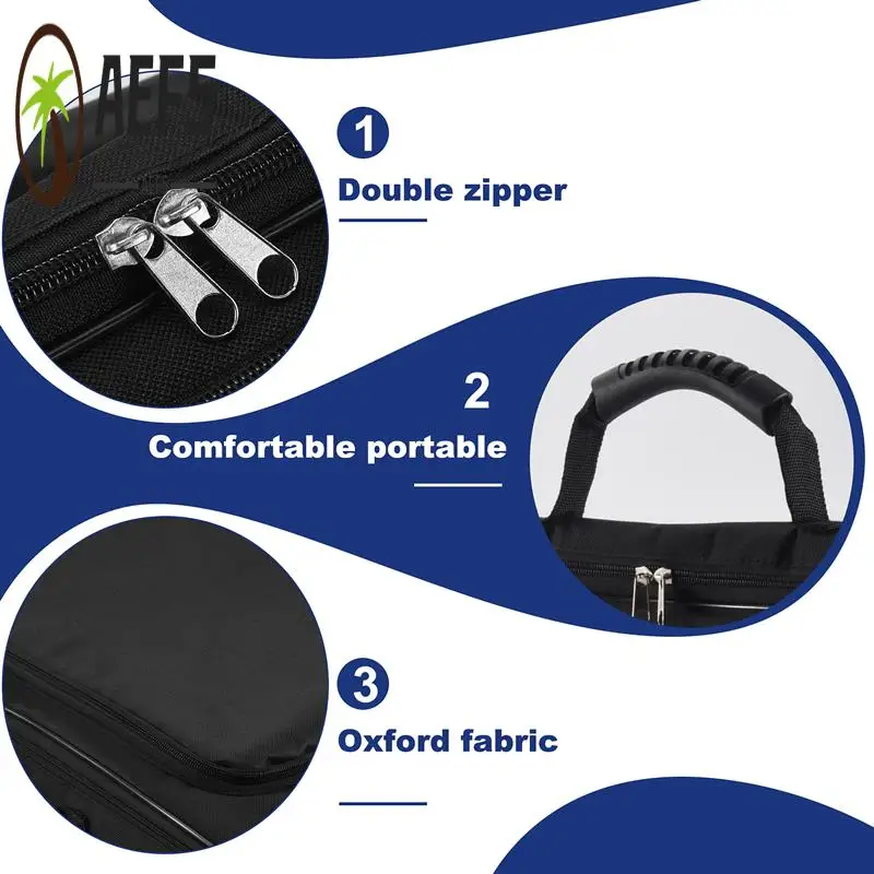 

AEF5-Setup Large Style Guitar Pedalboard Bag Portable Effects Pedal Board Case Pedalboard For Guitar Pedals Universal Bag