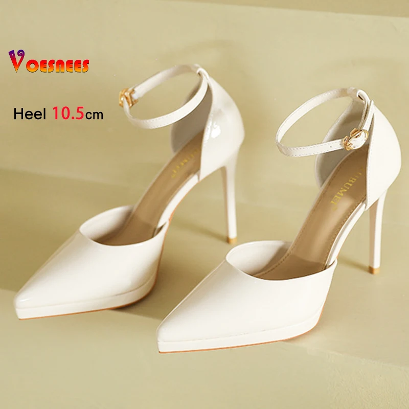 

Закрытый острый топ, женские элегантные сандалии для вечеринок, модные сандалии 8 см 10 см с ремешком на щиколотке, модельная обувь для подиума, летние туфли на высоком каблуке