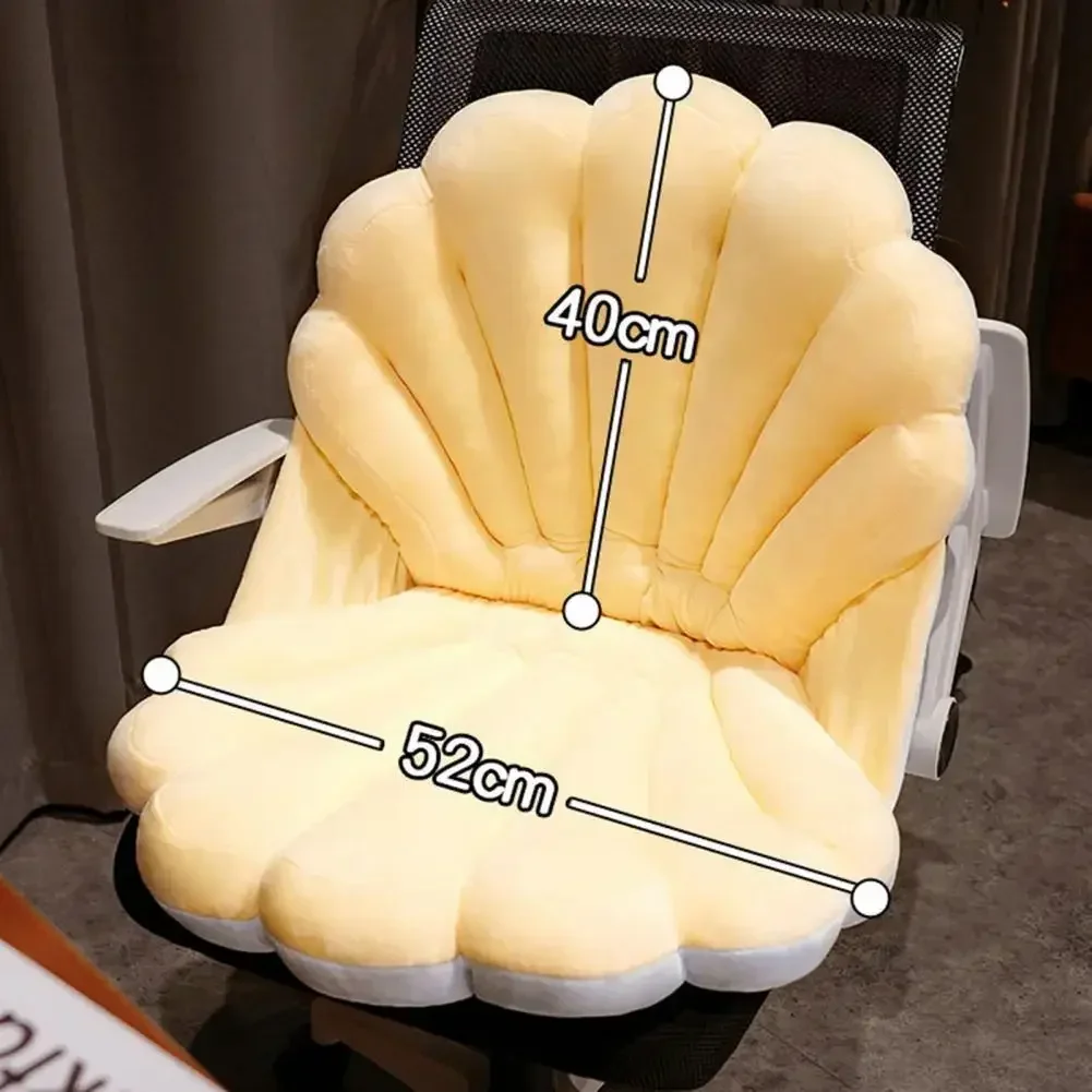 1PC Luxury Decor Shell Pillow Princess's Fantastic Velvet Pillow Sea Shell Home Decor Bed Sofa Cushion Decoration Gift 45x52cm image 2