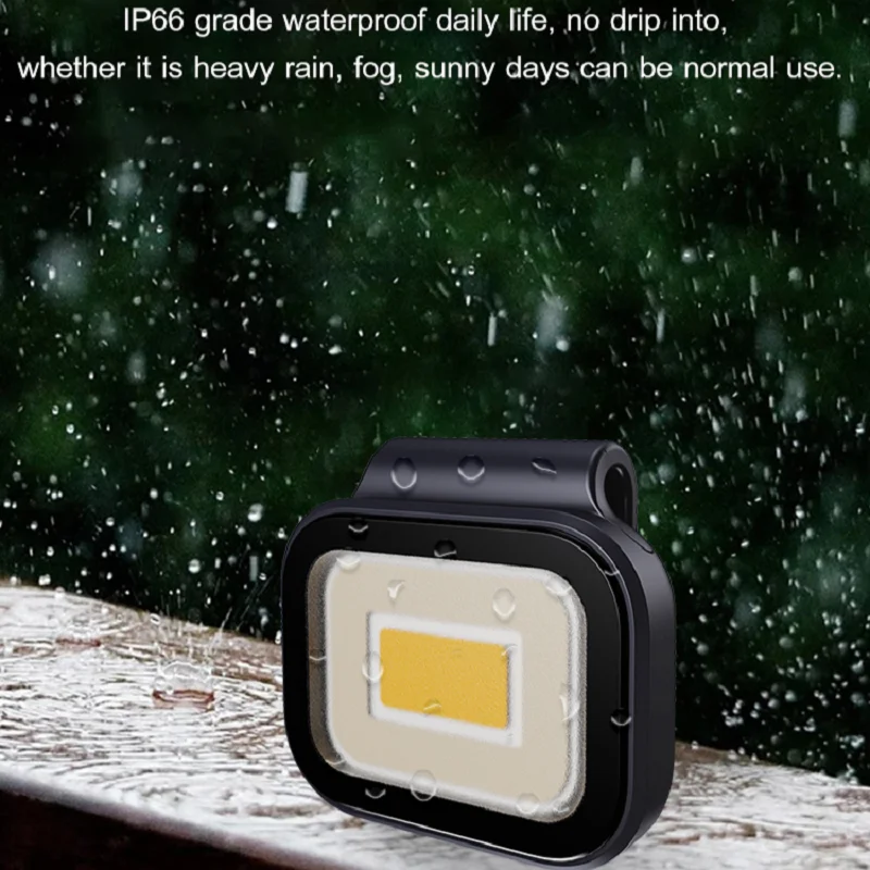 Outdoor magnetic lights attach to portable main lights 10-Hour Battery Life Portable Magnetic LED Li