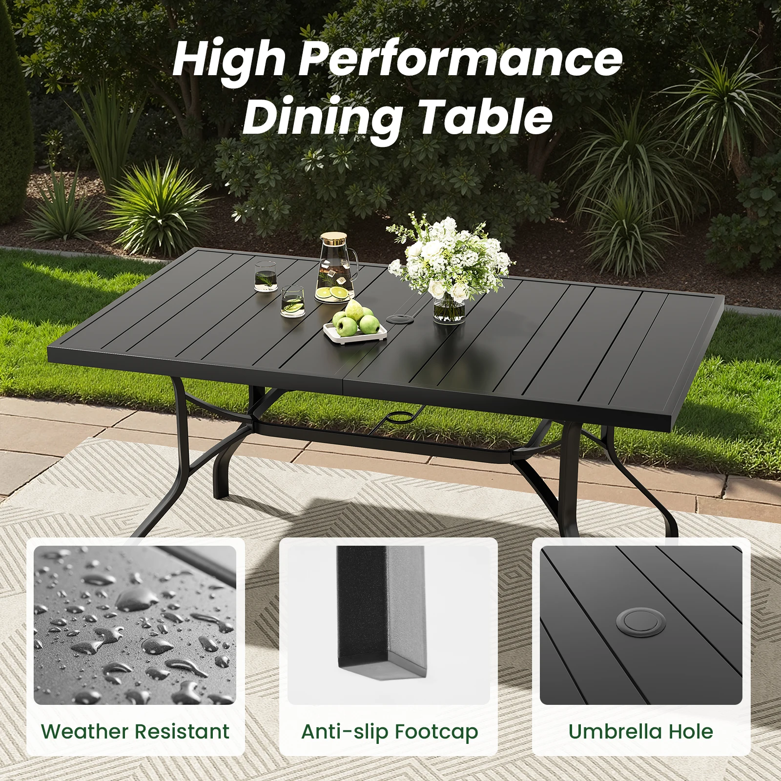ชุดโต๊ะรับประทานอาหารกลางแจ้ง  - Outdoor Furniture On Sale บทวิจารณ์และราคา