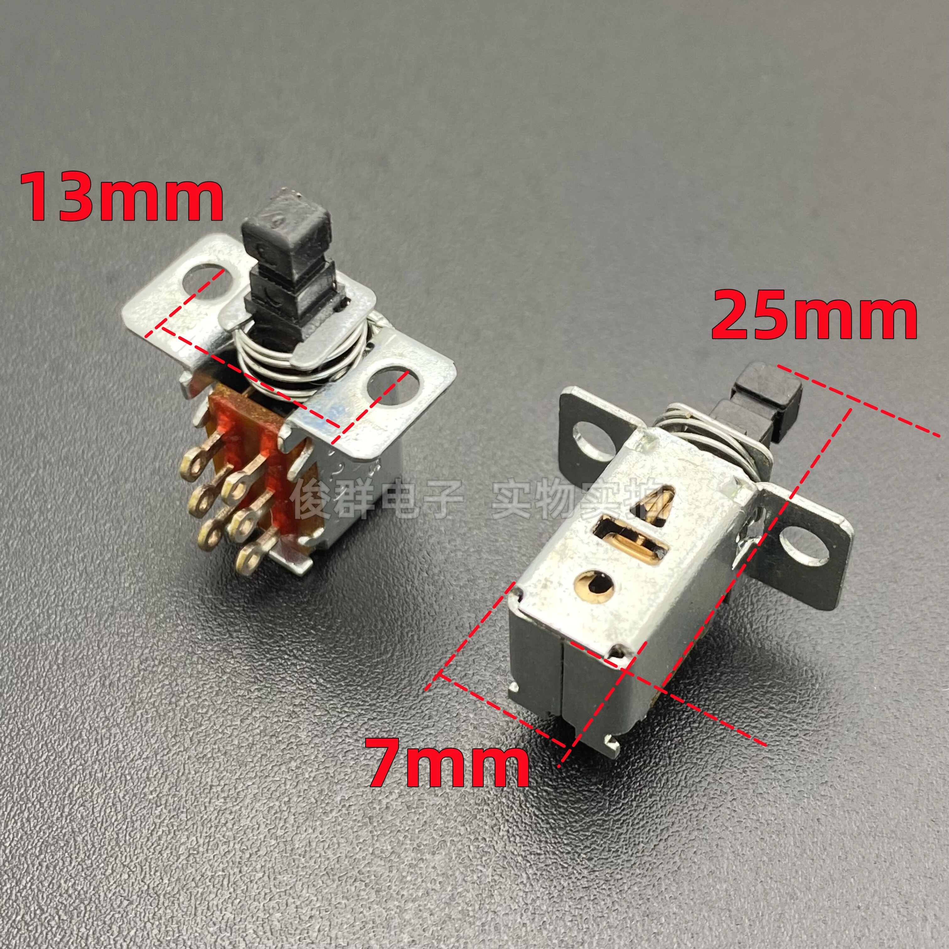 10pcs/Japanese SPPJ225800 self-locking key switch with lock push-pull key straight key power 6-pin button A03