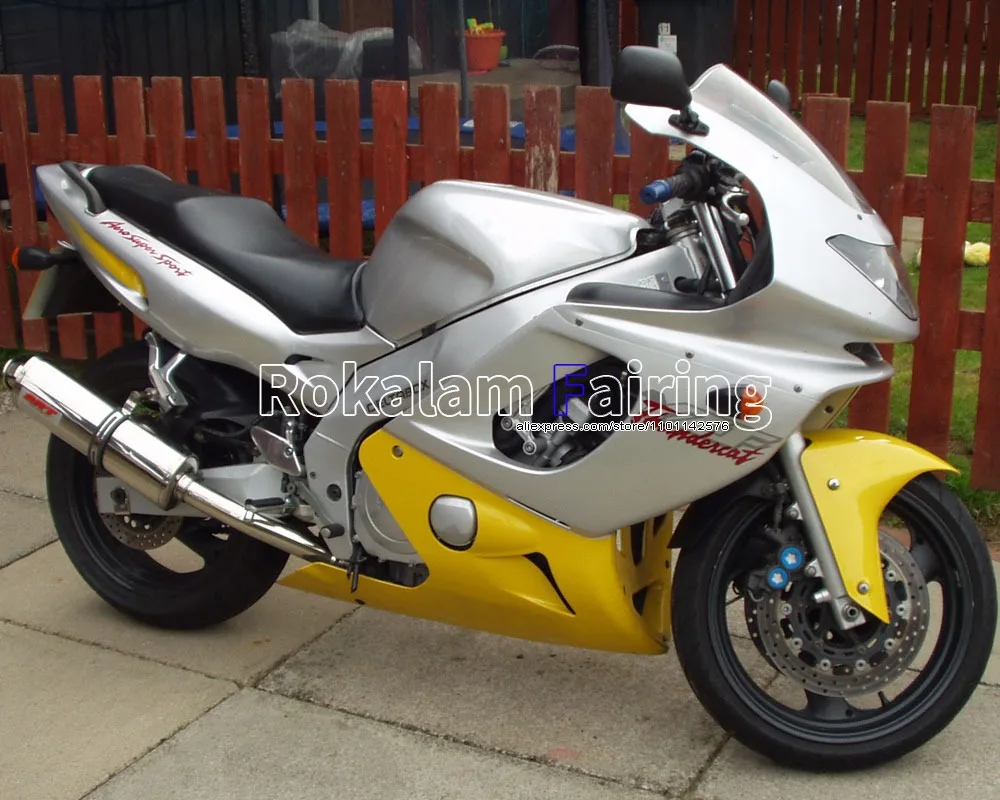

For Yamaha YZF600R Thundercat YZF-600 R 1997-2007 YZF 600R Yellow Silver ABS Aftermarket Motorcycle Fairing (Injection molding)
