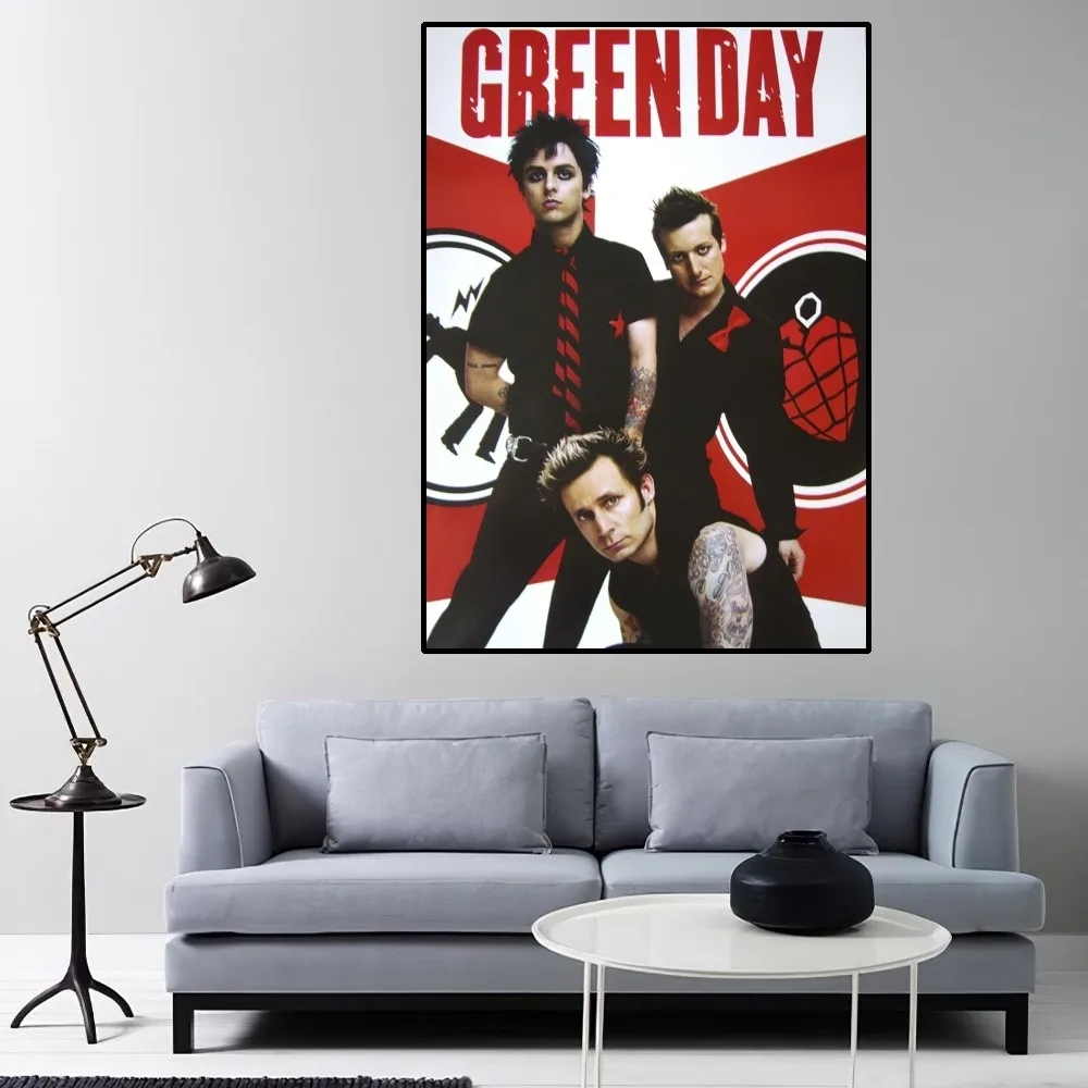 G-Green Day Band Poster Home Room Decor Aesthetic Art Wall Painting Stickers