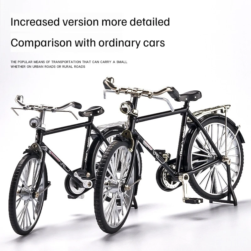 Play Vehicles Diy 28 Dash Men Bicycle With Inflator Metal Model Large Scale Collection Decorate Children Toy Holiday Gift