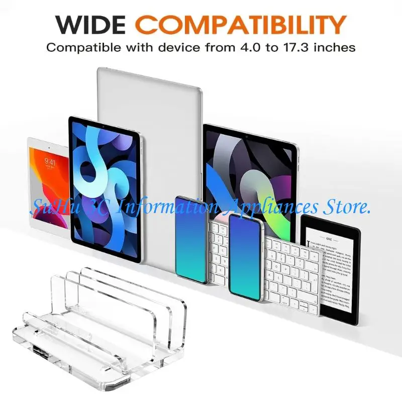  Desktop Stand Holder Acrylic Dock Vertical Saving Dock Space Saving For Laptop Notebook Vertical Laptop Stand